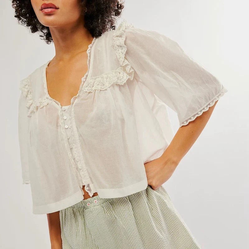 Marais | Ruffle Blouse