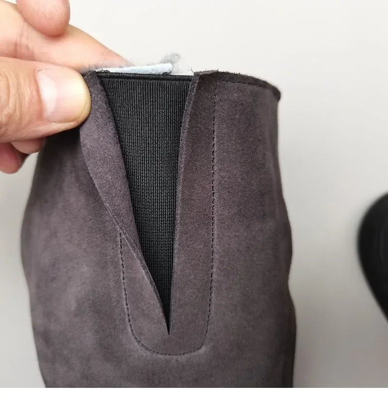 Aubrey | Shearling Riding Boots