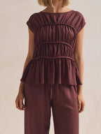 Dashi | Peplum Top