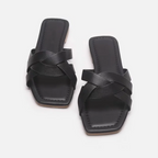 Orielle | Woven Slide Sandals