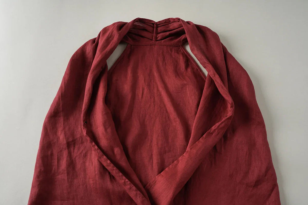 Valienne | Drape Linen Vest