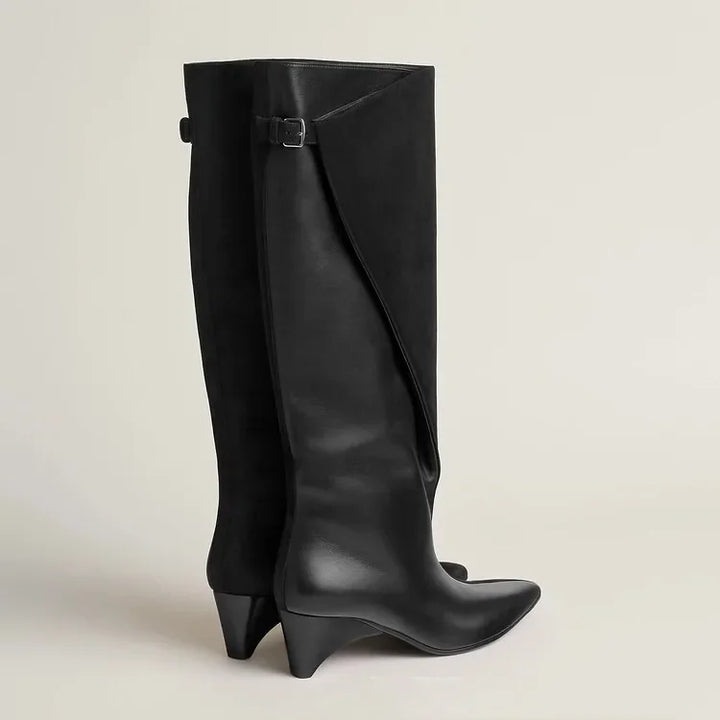 Caledon | Statement Wedge Boots