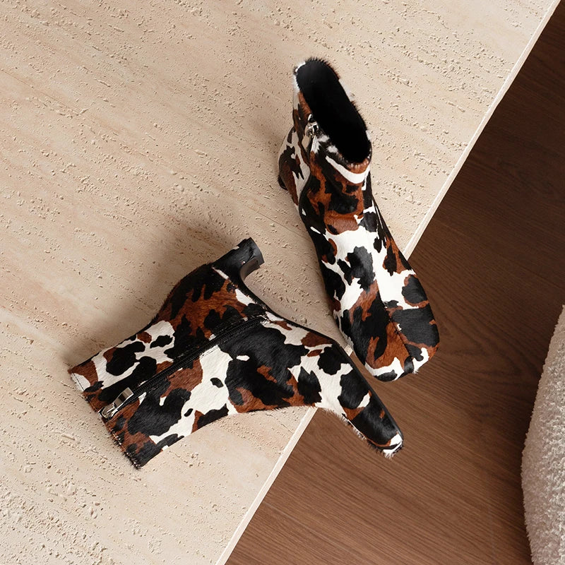 Anke | Sutton Calf Hair Ankle Boots