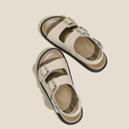 Andrea | Rose Strap Sandals