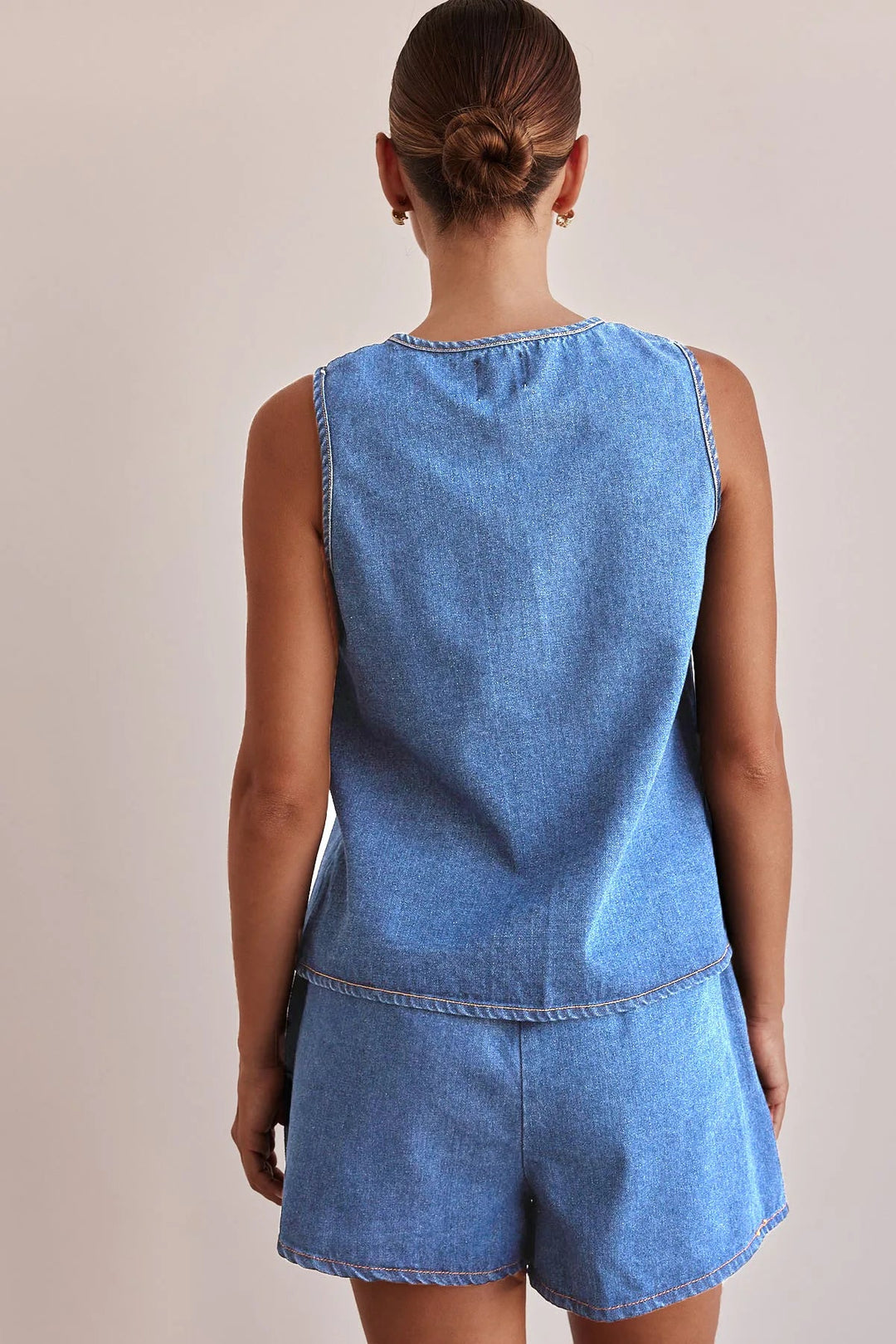 Doretta | Denim Tie Set