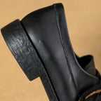 Heather | Leather Loafers
