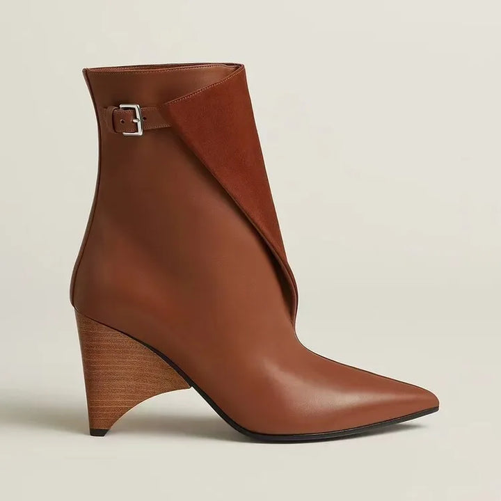 Caledon | Statement Wedge Boots