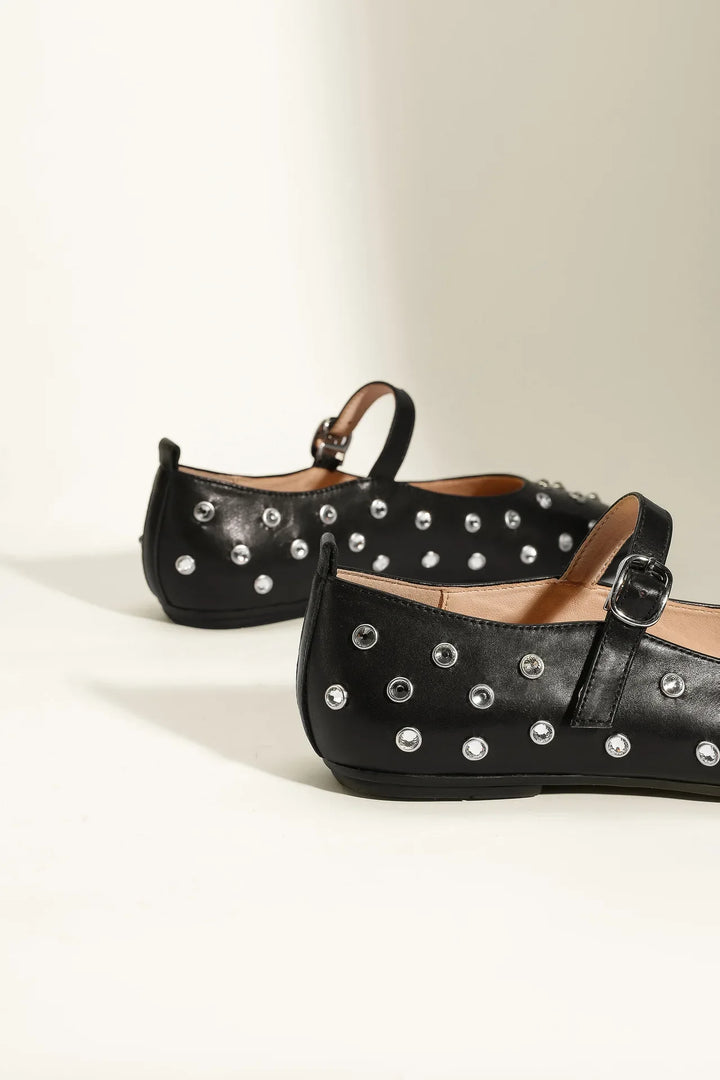 Evelyna | Studded Mary Janes