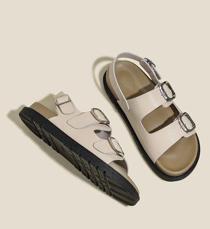 Andrea | Rose Strap Sandals