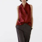 Valienne | Drape Linen Vest