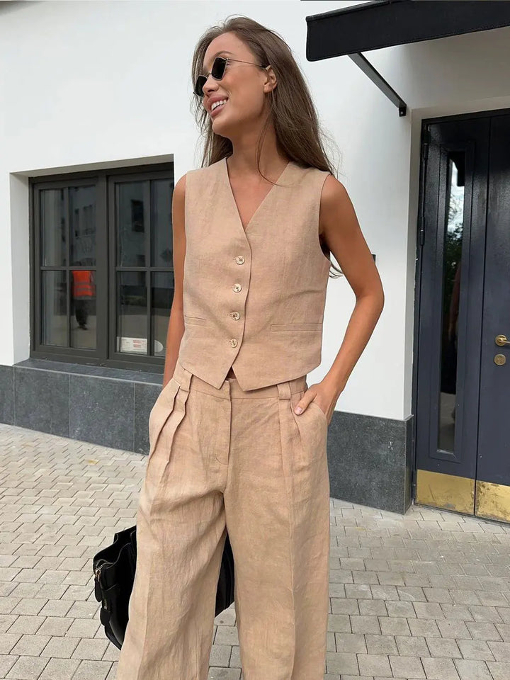 Marlowe | Linen Trouser Set