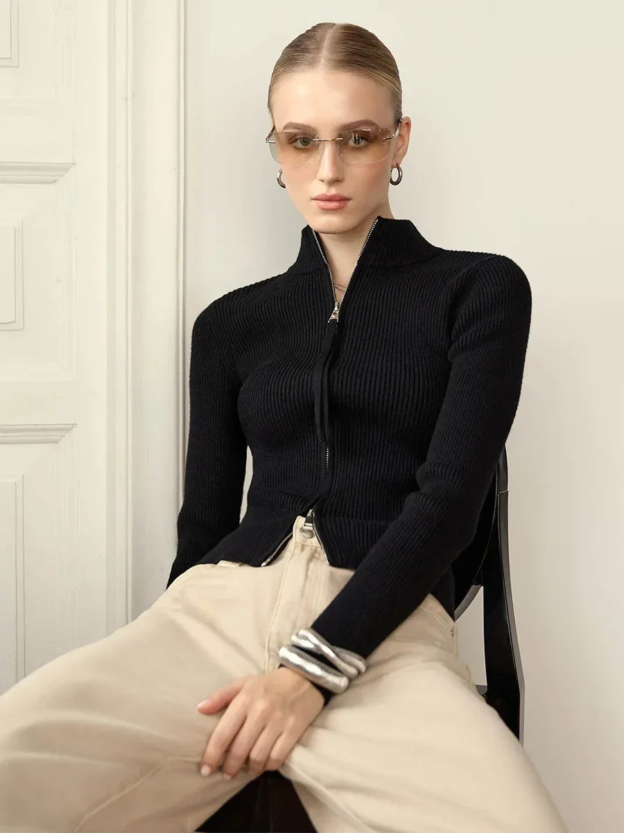 Holly | Double-Zip Knit