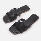 Orielle | Woven Slide Sandals