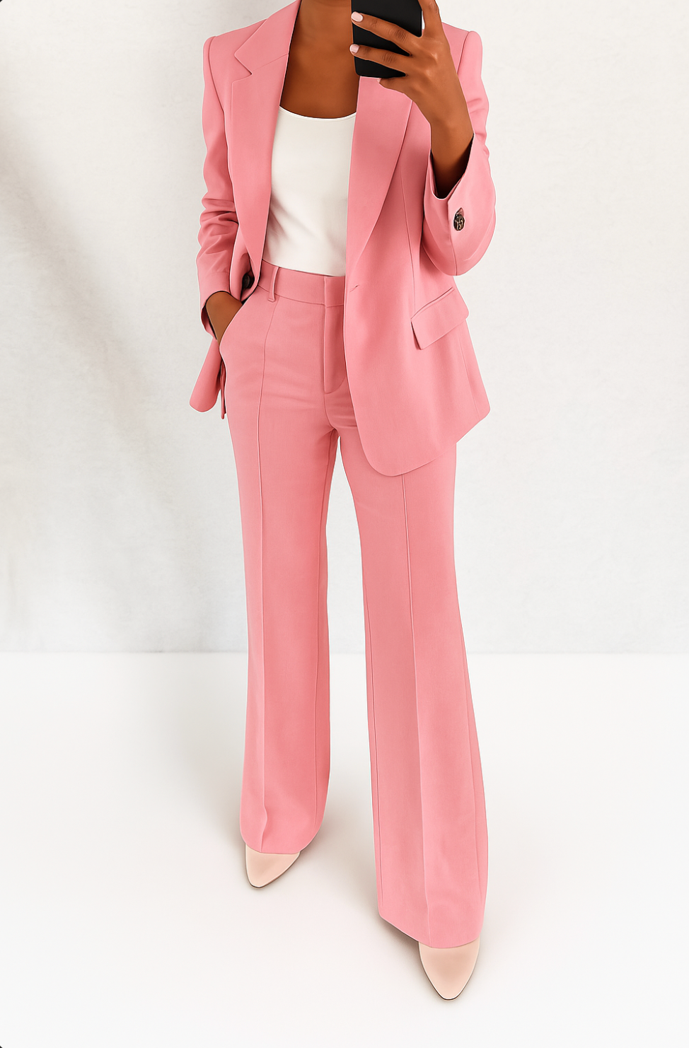 Vita Women's Suit | Tailored Blazer and Slim-Fit Trouser Set - 6