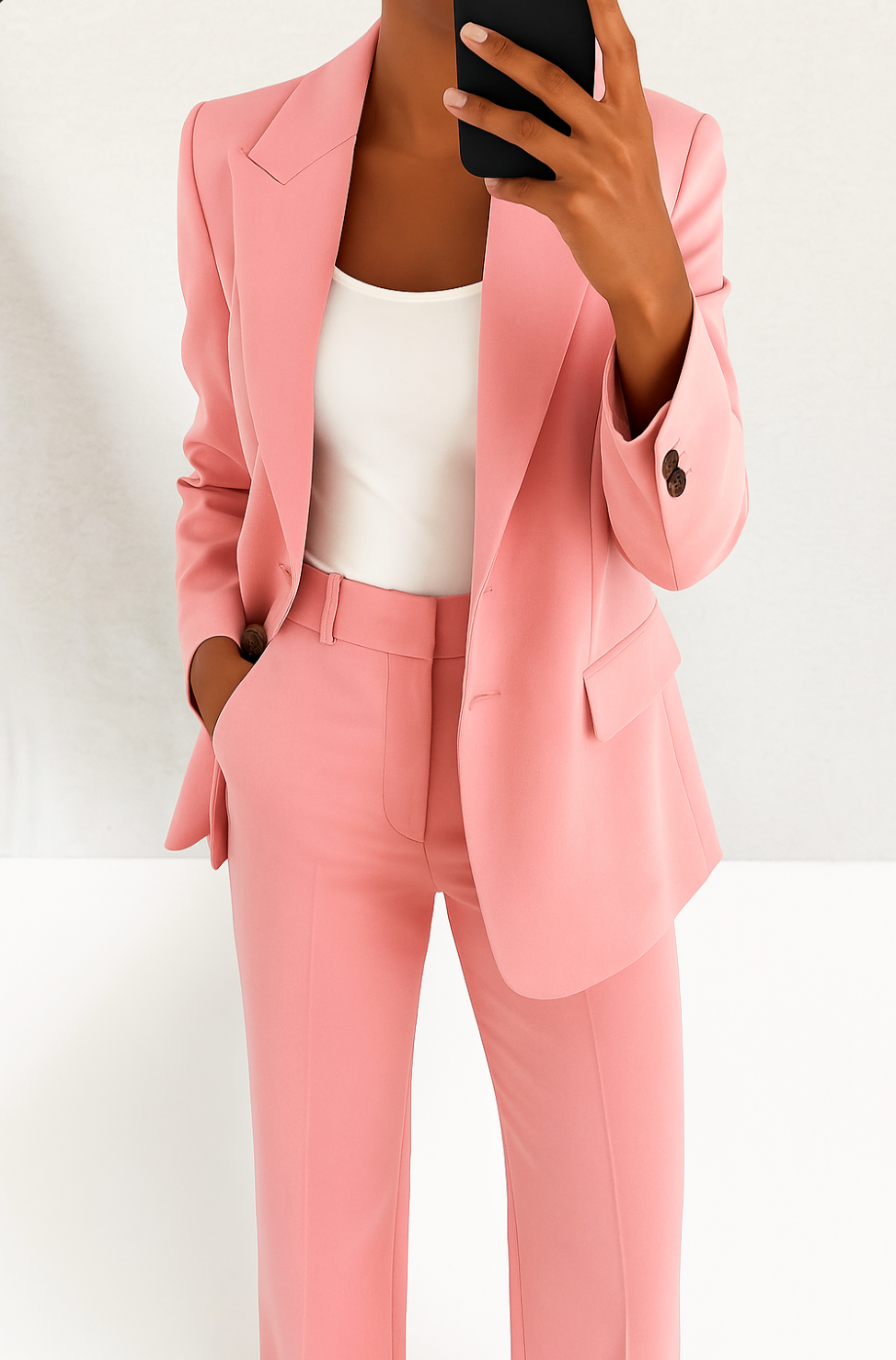 Vita Women's Suit | Tailored Blazer and Slim-Fit Trouser Set - 11