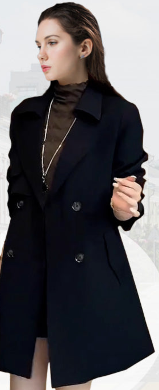 Trench coat | Fall Specials Comfortable Waisted Lapel Trench Coat