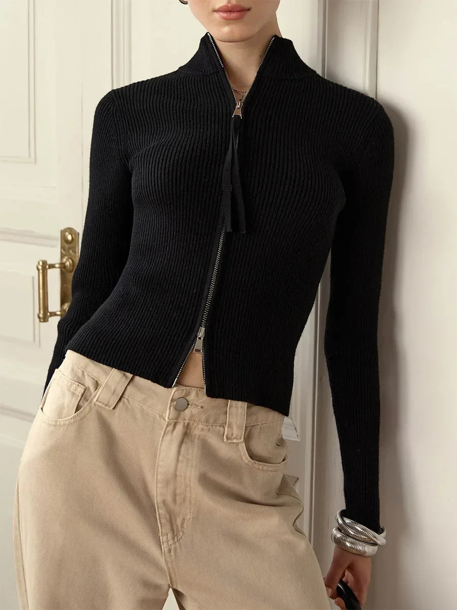 Holly | Double-Zip Knit