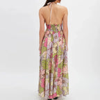 Cheela | Halter Maxi Beach Dress
