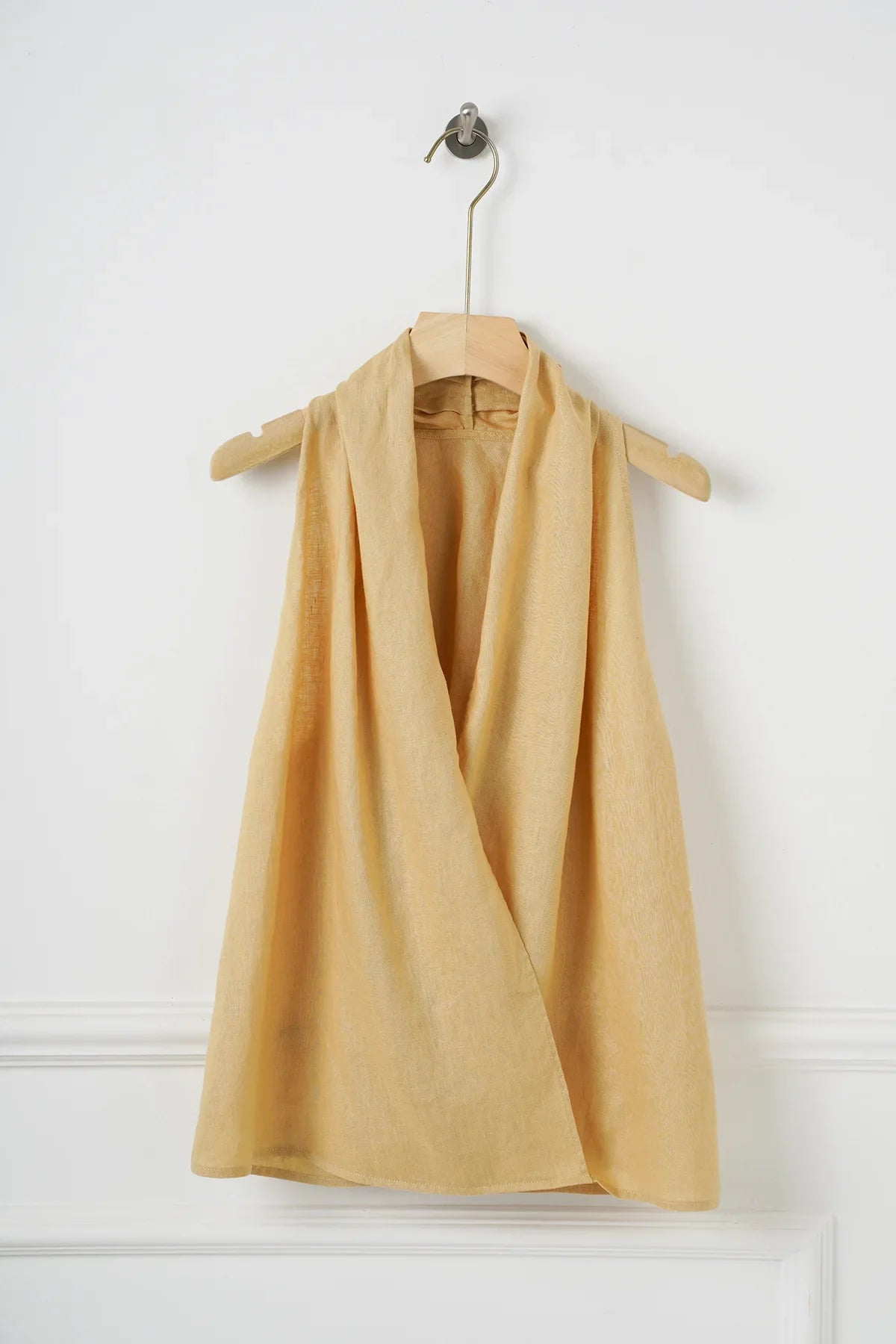 Valienne | Drape Linen Vest