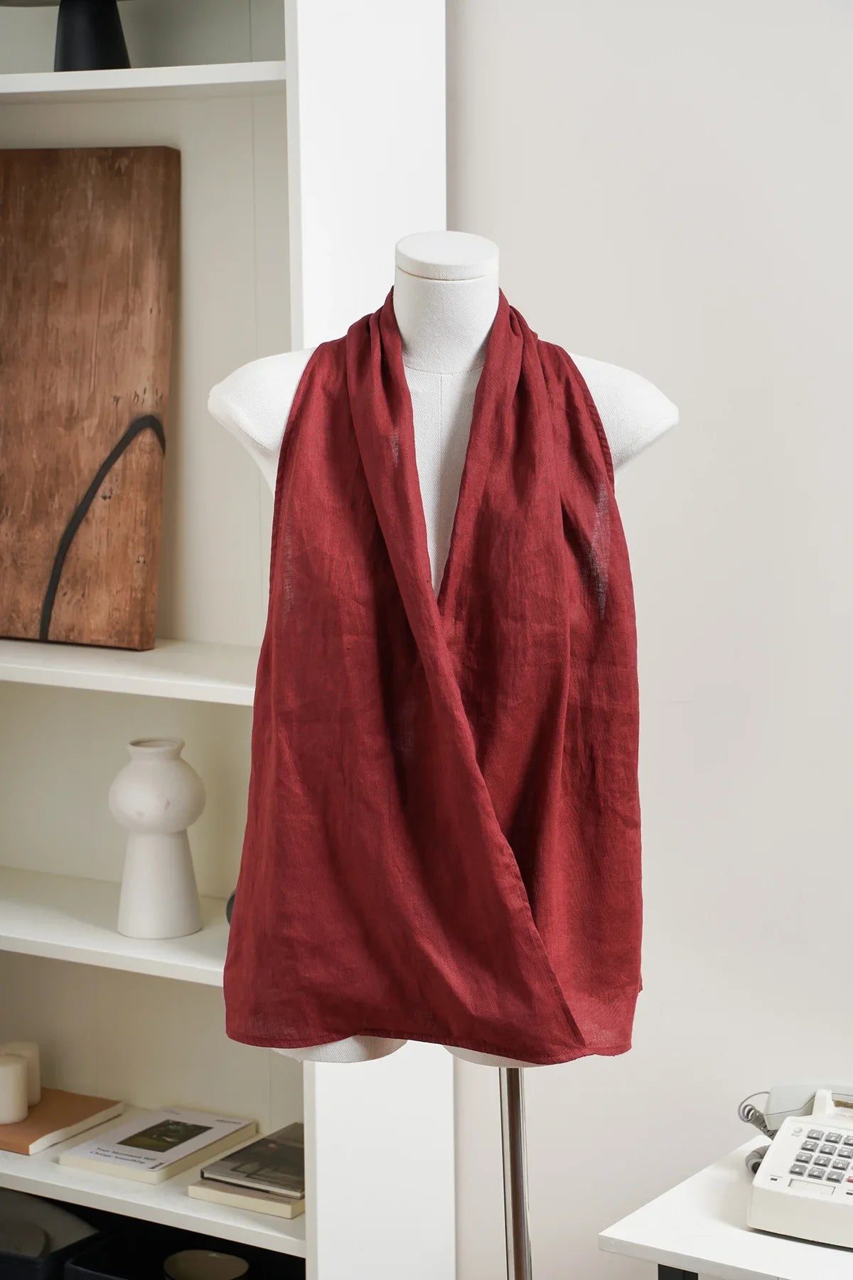 Valienne | Drape Linen Vest