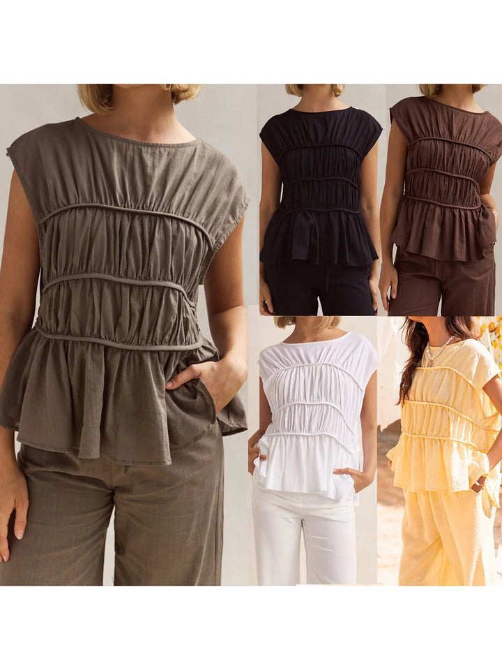 Dashi | Peplum Top