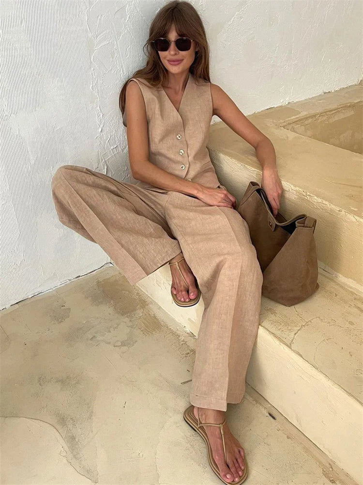 Marlowe | Linen Trouser Set