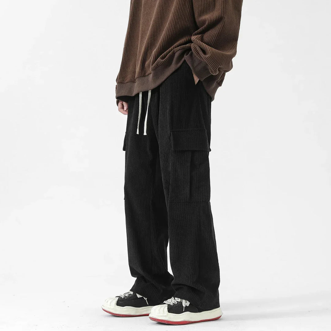 Haggar | Straight Leg Corduroy Pants