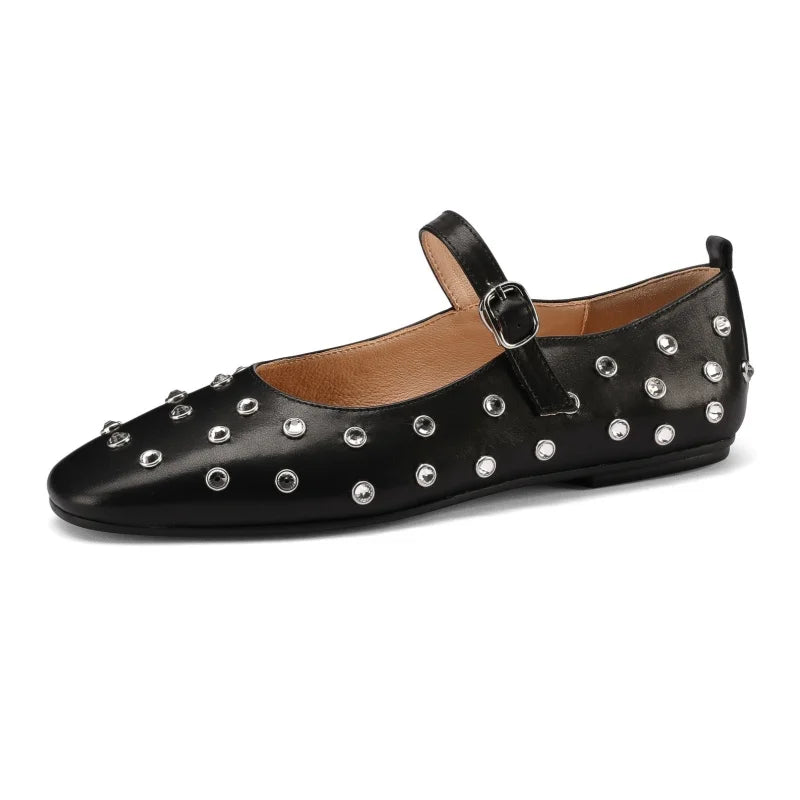 Evelyna | Studded Mary Janes
