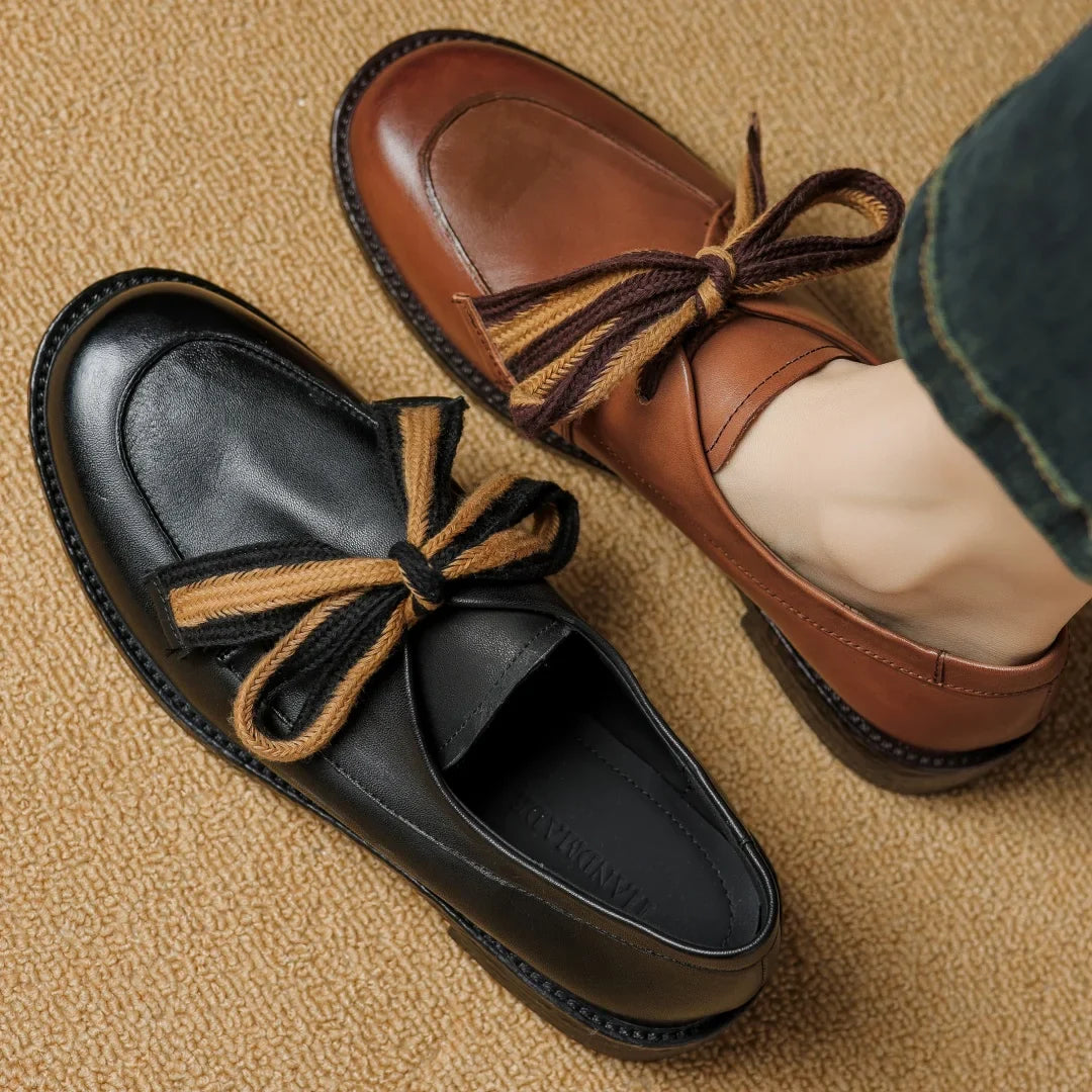 Heather | Leather Loafers