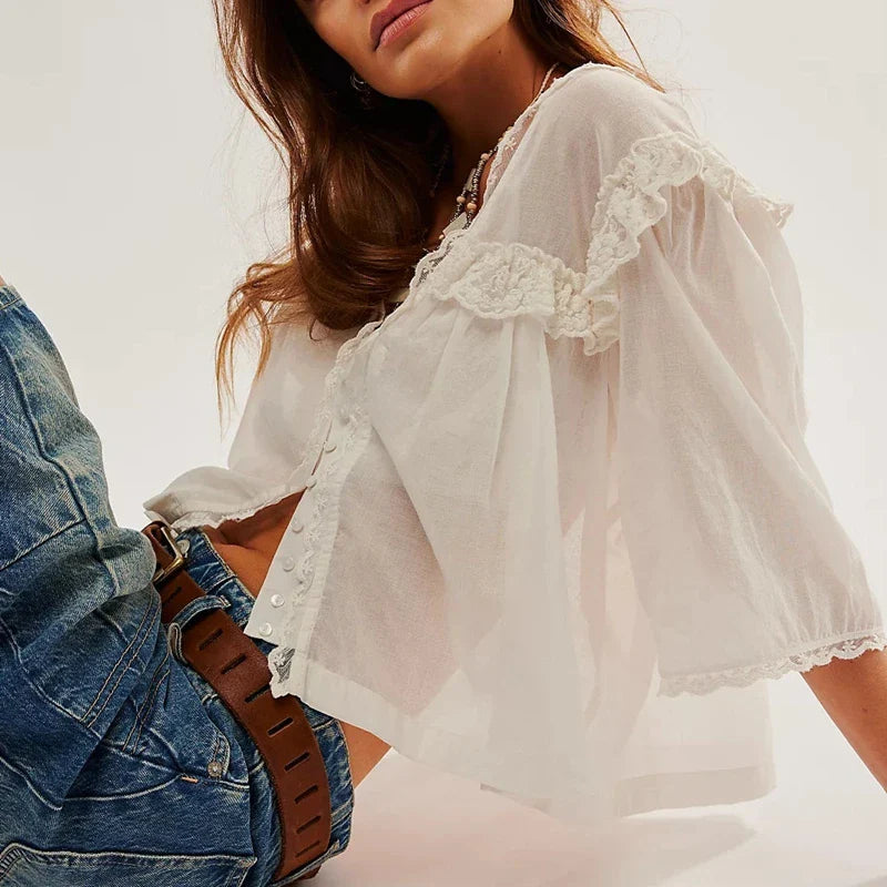 Marais | Ruffle Blouse