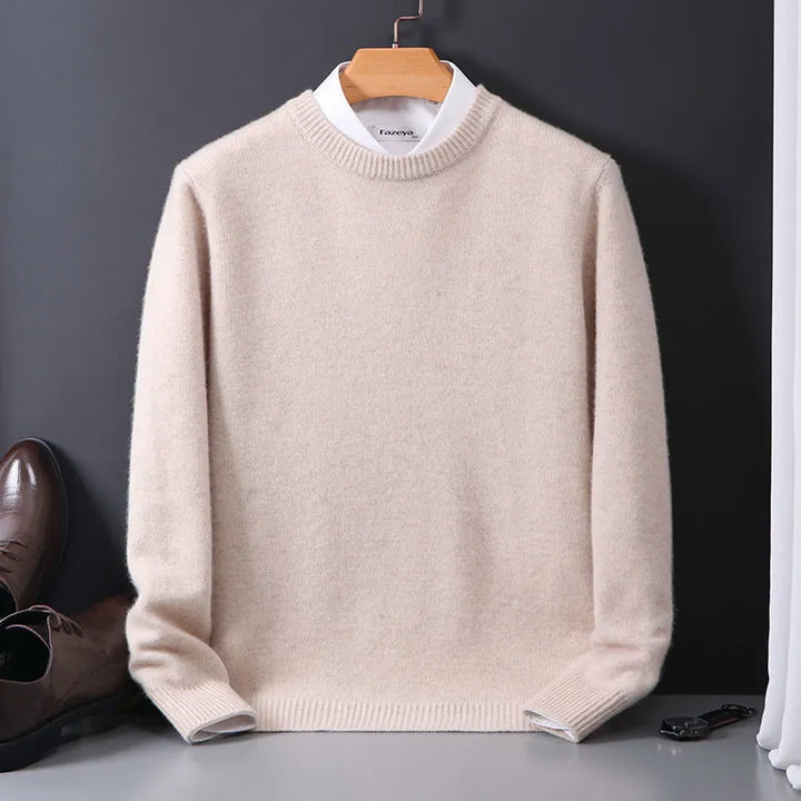 Alessio Men’s Sweater in premium soft knit, featuring a stylish slim fit design perfect for casual or formal occasions. - 11