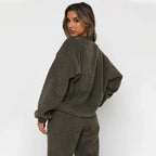 Cora Corduroy Sweatset featuring a soft, relaxed fit in a stylish design, perfect for cozy casual wear. - 5