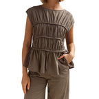 Dashi | Peplum Top