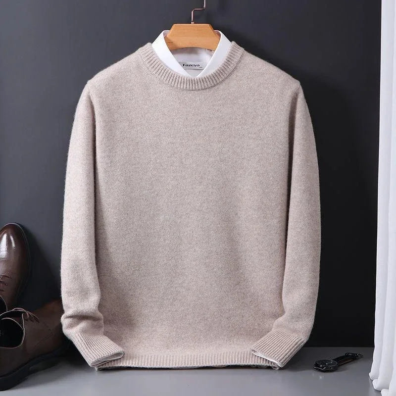 Alessio Men’s Sweater in premium soft knit, featuring a stylish slim fit design perfect for casual or formal occasions. - 10