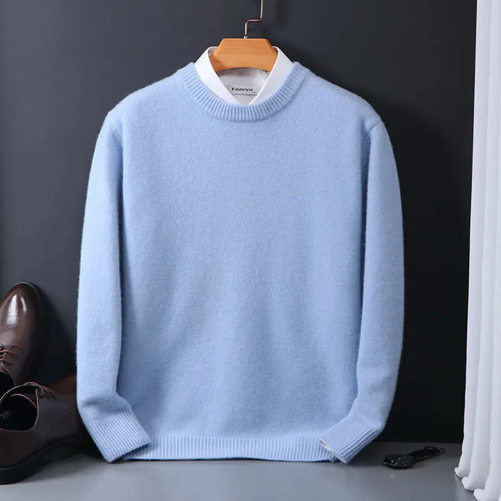 Alessio Men’s Sweater in premium soft knit, featuring a stylish slim fit design perfect for casual or formal occasions. - 6