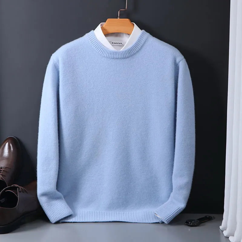Alessio Men’s Sweater in premium soft knit, featuring a stylish slim fit design perfect for casual or formal occasions. - 5