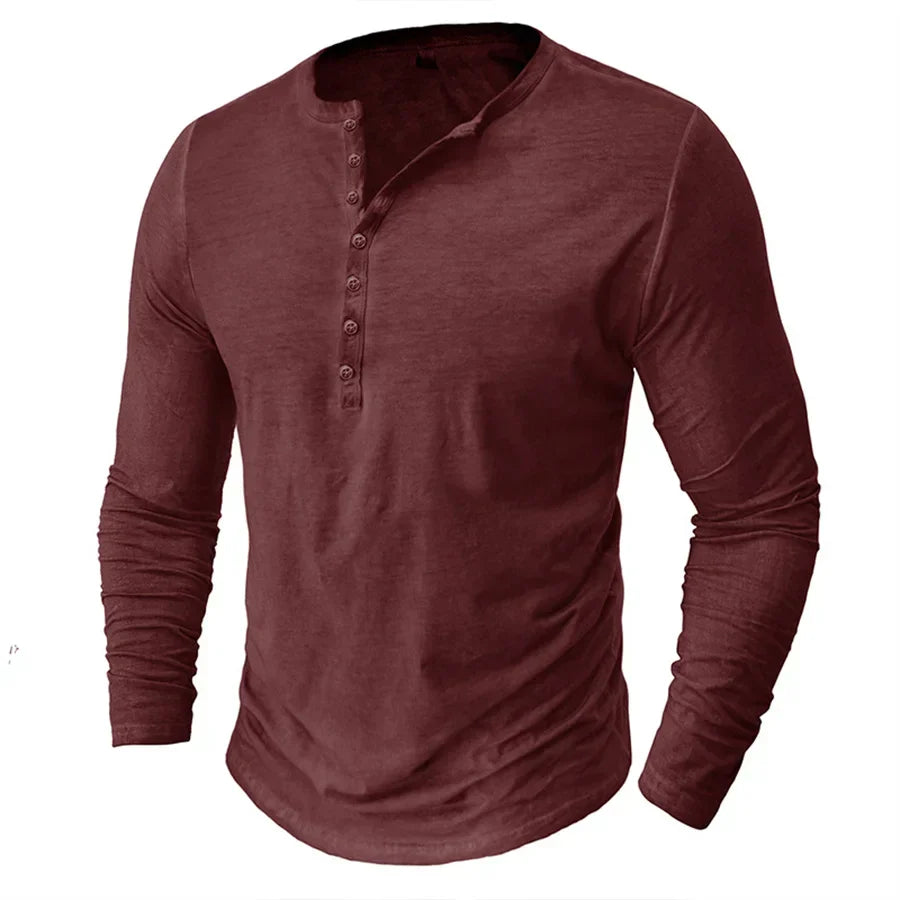 HENLEY |  Classic Long Sleeve Shirt