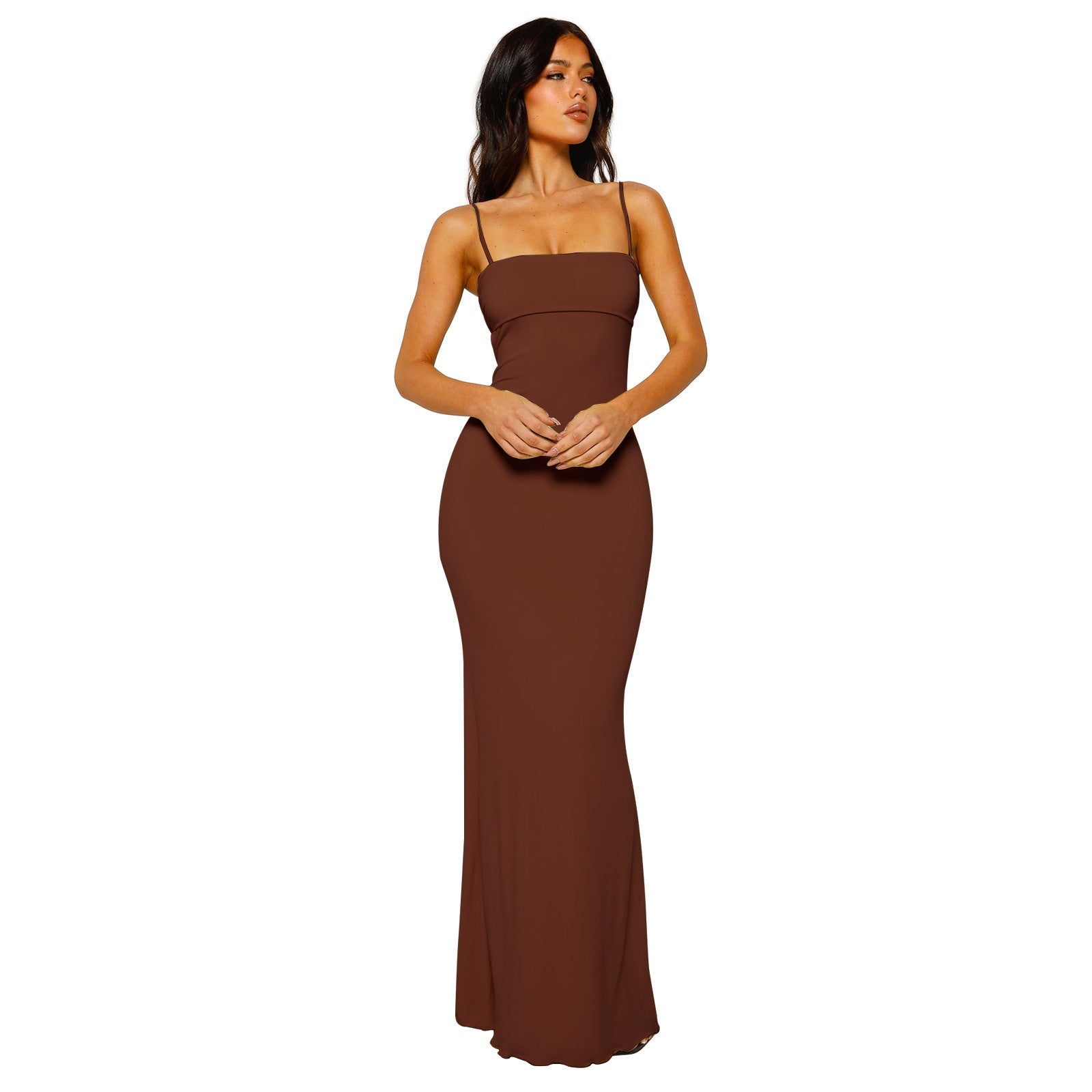 Sera Evening Gown | Square Neck, Maxi Length, High-Quality Fabric 4
