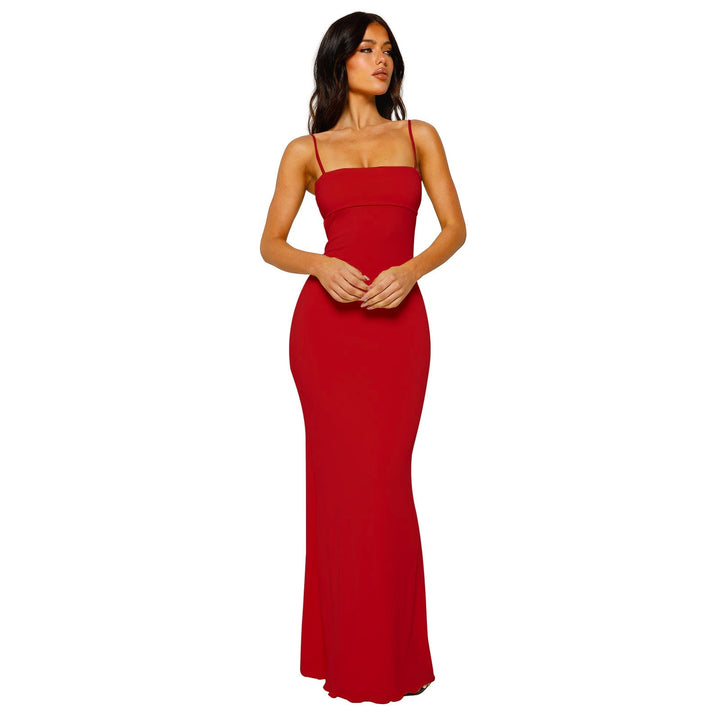 Sera Evening Gown | Square Neck, Maxi Length, High-Quality Fabric 6