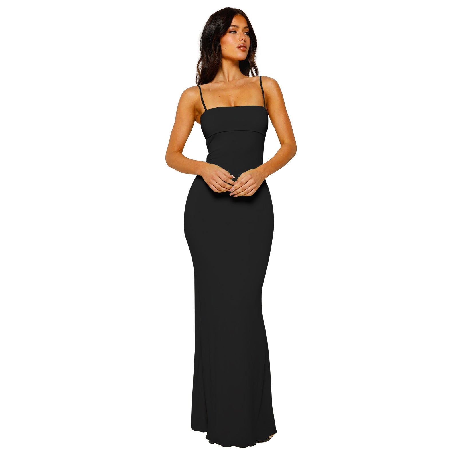 Sera Evening Gown | Square Neck, Maxi Length, High-Quality Fabric 7