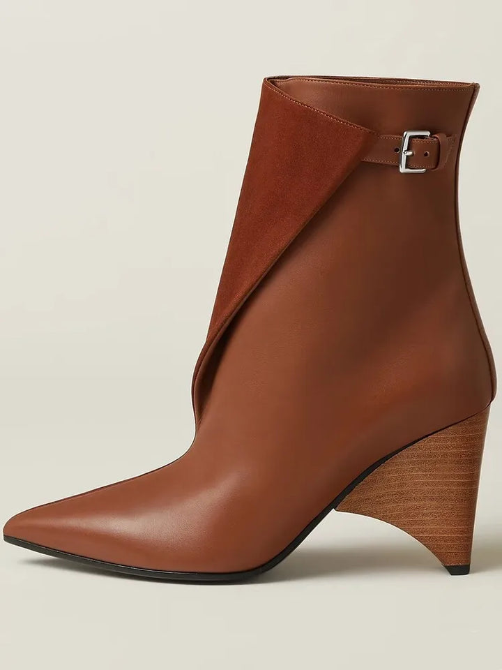 Caledon | Statement Wedge Boots