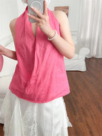 Valienne | Drape Linen Vest