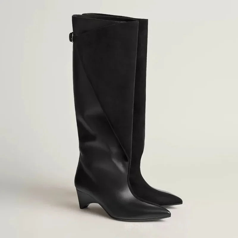Caledon | Statement Wedge Boots