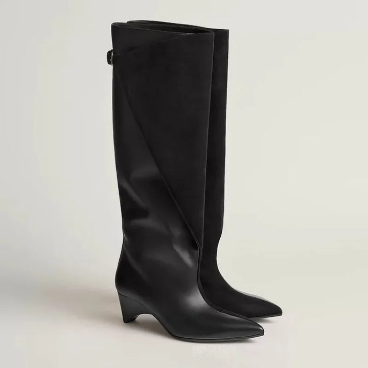 Caledon | Statement Wedge Boots