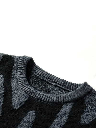 RONAN - CONTRAST KNIT MEN'S PULLOVER