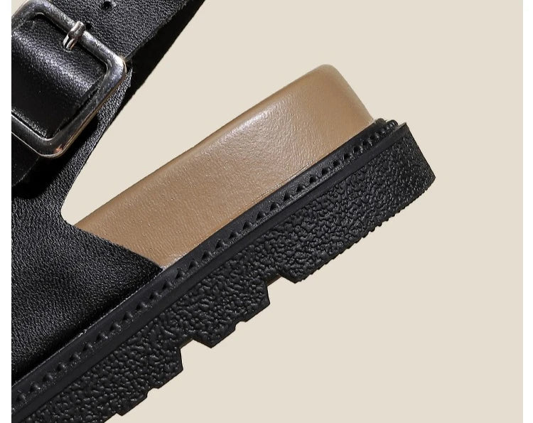 Andrea | Rose Strap Sandals