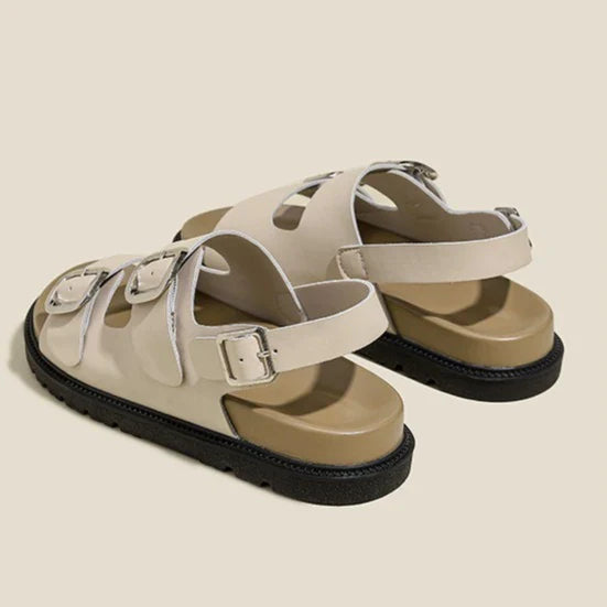 Andrea | Rose Strap Sandals