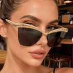 Sierra Cat-Eye Sunglasses | Frameless, UV-Protective 1