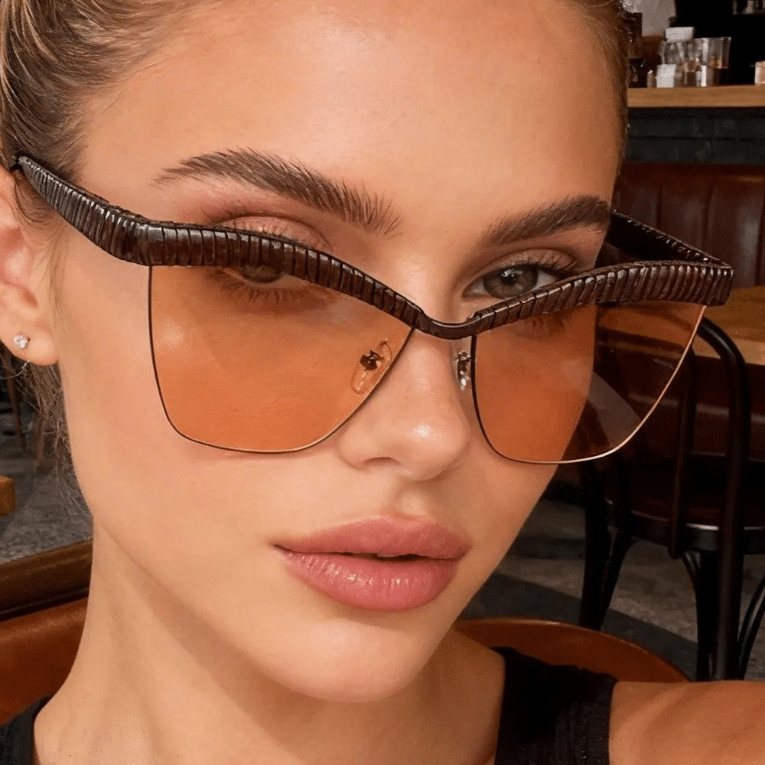 Sierra Cat-Eye Sunglasses | Frameless, UV-Protective 3