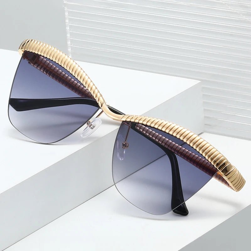 Sierra Cat-Eye Sunglasses | Frameless, UV-Protective 6